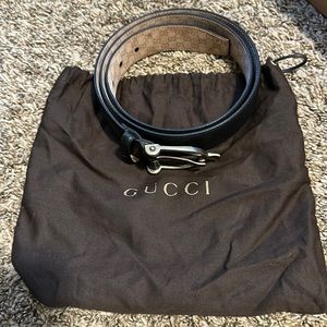 Gucci black belt
